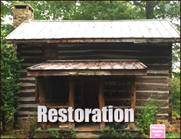 Historic Log Cabin Restoration  Lily, Kentucky